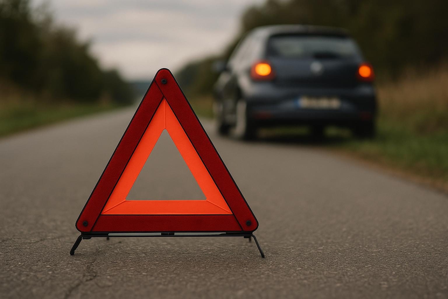 Reifenpanne unterwegs: sicher anhalten, absichern und richtig reagieren