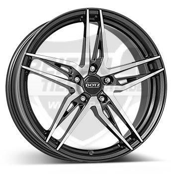 7.5x19 ET51 DOTZ Interlagos gunmetal poliert