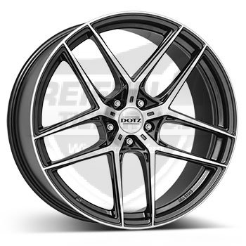 8x19 ET45 DOTZ LagunaSeca dark