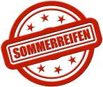 Sommerreifen auf Alufelge