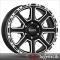  8x18 ET30 schwarz poliert OFFROAD ALU DOTZ Kalahari dark