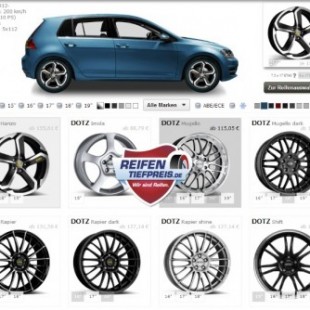 Konfigurator für Alufelgen